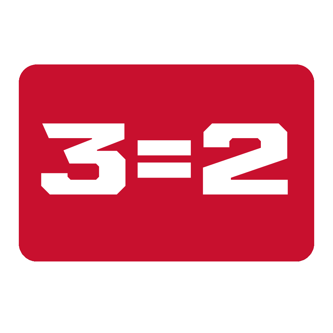 3=2